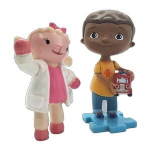 Donny Donnie W/ Truck & Lambie Doc McStuffins PVC Figures Cake Topper Toy